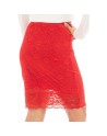 Jupe longue rouge Catalina