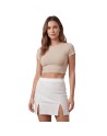 Jupe courte blanche Cassandra