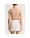 Jupe courte blanche Cassandra