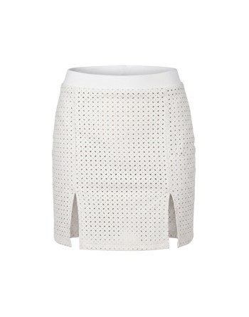 Jupe courte blanche Cassandra