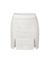 Jupe courte blanche Cassandra