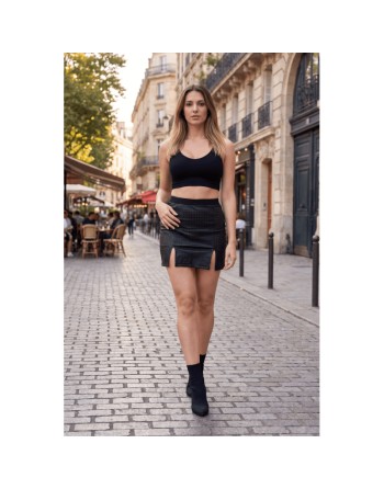 Jupe courte noir Stella