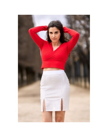 Jupe longue blanche Natacha