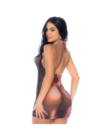 Robe Transparente Illusion Tattoo 