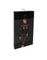 F375 Noirelle Robe corset mi-longue en dentelle