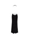 F373 Onyx Robe longue liquide