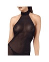 F372 Onyx Robe longue à deux fentes