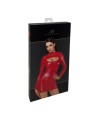 F367 Bombshell Robe Moulante ouverte Red