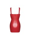 F364 Bombshell mini robe lacée red
