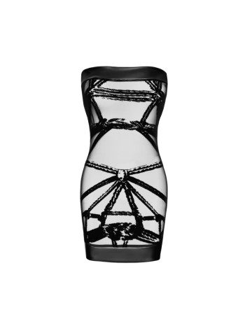 F359 Bondesque Mini robe épaule dénudée