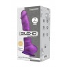 sexy Gode double densité violet 17,5 cm - SilexD