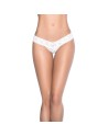 String blanc sexy dentelle 