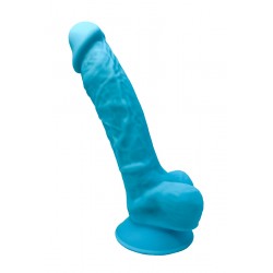 sexy Gode double densité bleu 17,5 cm - SilexD