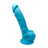 sexy Gode double densité bleu 17,5 cm - SilexD