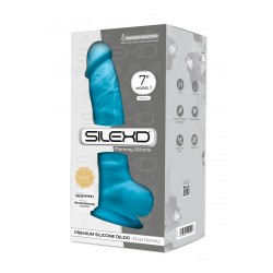 sexy Gode double densité bleu 17,5 cm - SilexD