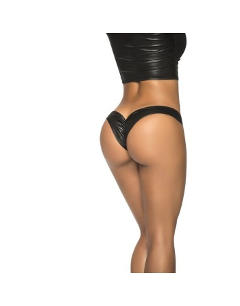 Mini Scrunch Wet Black 