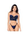 Ensemble 2 pièces Mapalé en velours floral 