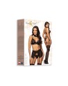 Velvet sin ensemble lingerie - Noir