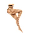 Collant large maille noire 