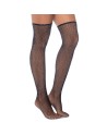 Bas résille noire avec strass 