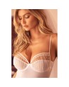 Body blanc transparent avec strass scintillants – Mapalé