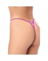 Babydoll sexy en résille brodée florale et string 