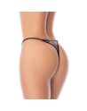 Babydoll noir et chair en maille transparente avec broderie – Mapalé