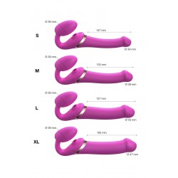 sexy Strap-on-me Multi Orgasm Fuchsia XL