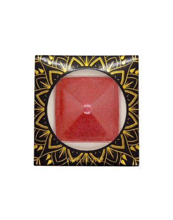 Nipple Métal rouge Cache tétons carré 