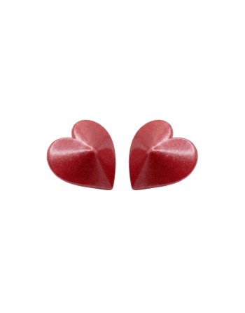 Nipple Métal rouge Cache tétons cœur 