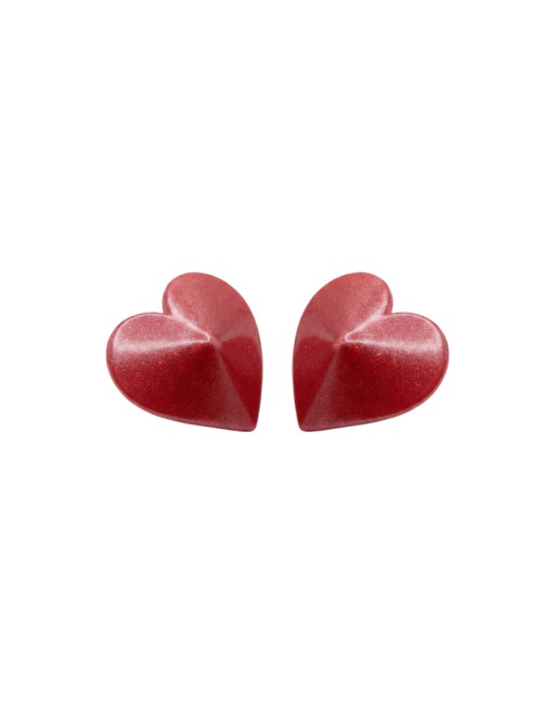 Nipple Métal rouge Cache tétons cœur 