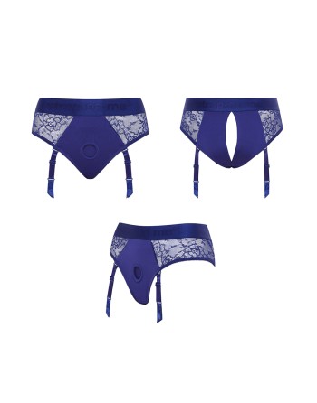 Harnais lingerie Diva bleu