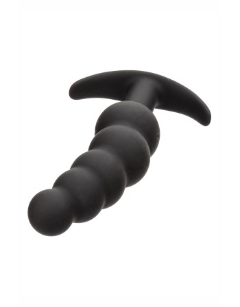 Plug anal Vibrant avec 5 perles - Calexotics