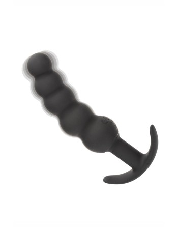 Plug anal Vibrant avec 5 perles - Calexotics