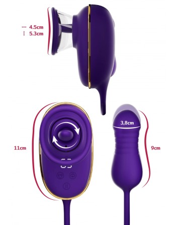 Stimulateur clitoridien et anal - She.E.O