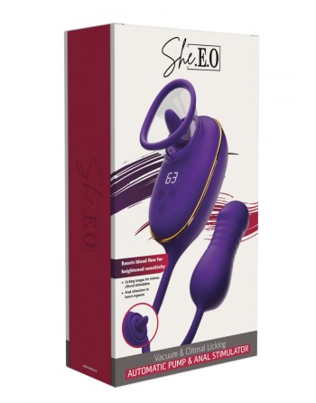 Stimulateur clitoridien et anal - She.E.O