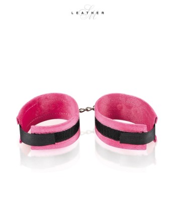 Menottes de poignets rose et noir