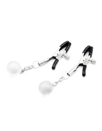 Pinces à seins réglables avec bijoux 