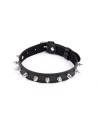 Collier réglable avec rivets en métal 