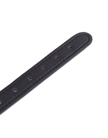 Collier réglable avec rivets en métal 