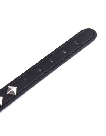 Collier réglable avec déco en métal 