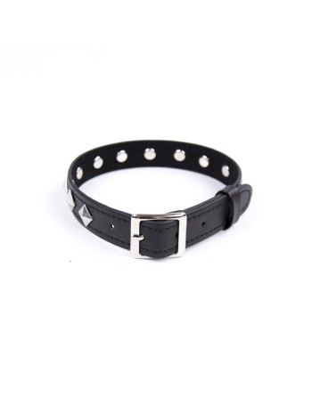 Collier réglable avec déco en métal 