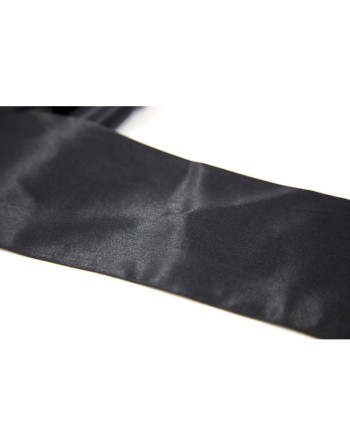 Bandeau noir satinée 
