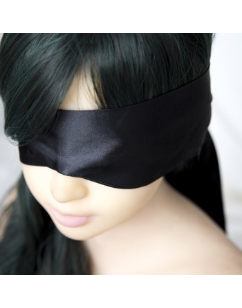 Bandeau noir satinée 