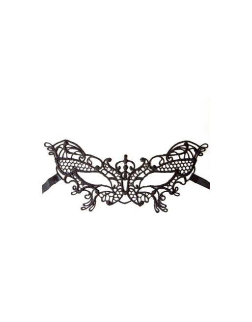 Masque souple dentelle noire