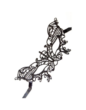 Masque souple dentelle noire