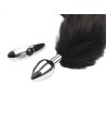 Plug interchangeable aluminium avec queue noire souple 