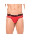 String rouge en dentelle délicate 