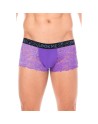 Boxer violet en dentelle délicate 