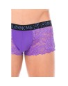 Boxer violet en dentelle délicate 